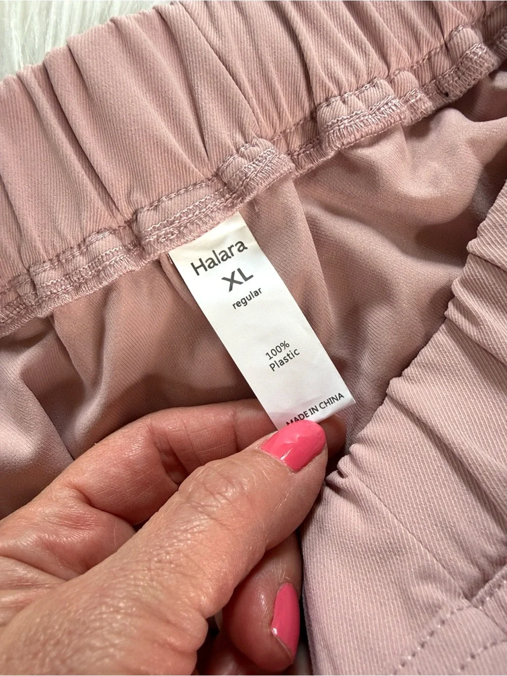 Halara Pink High Waisted Wide Leg Cargo Pants NWOT XL Reg